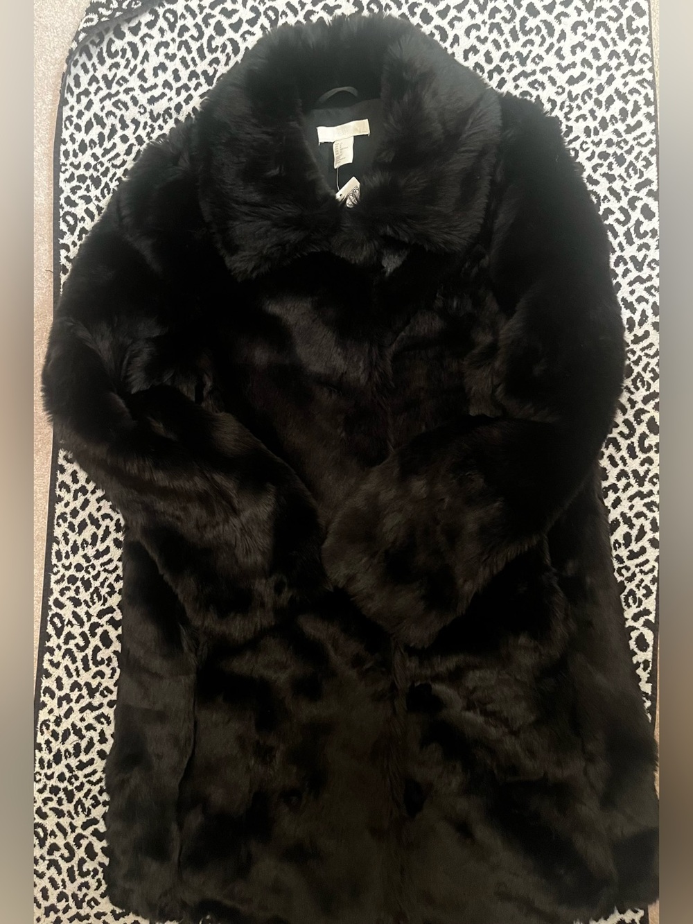 H&M faux fur coat